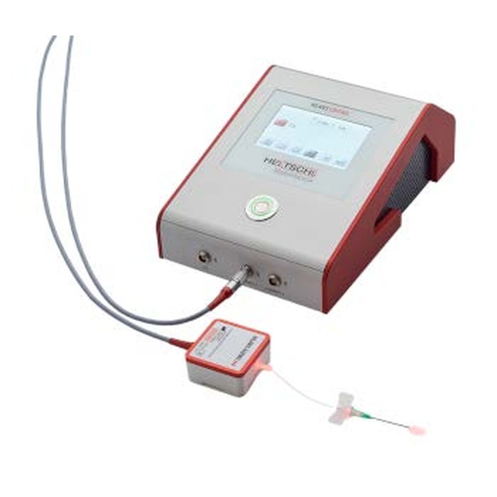 HILARIS HAEMO RED: unità HILARIS CONTROL con adattatore paziente e fibra monouso